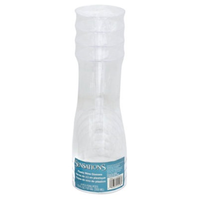 Wine 12 Ounce Clear Glass - 4 CT - Image 1