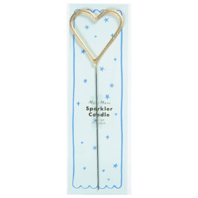 Sparkler Candle Heart Gold - 1 CT - Image 2