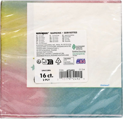 Unique Llama Bday Lunch Napkin 16ct - 16 CT - Image 3