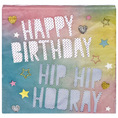 Unique Llama Bday Lunch Napkin 16ct - 16 CT - Image 1