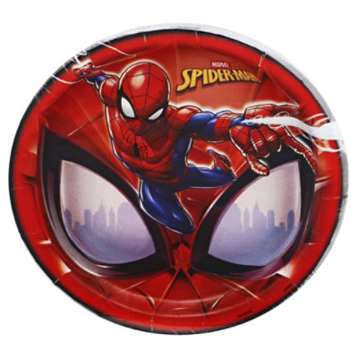 8 Spiderman Plate 9 Inch - 8 CT - Image 3