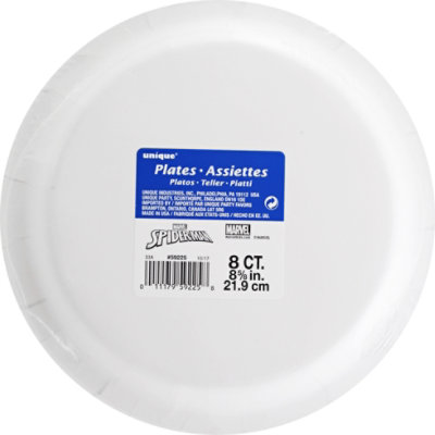8 Spiderman Plate 9 Inch - 8 CT - Image 4