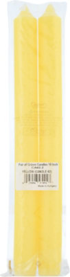 Caspari Yellow Duet Candle - 2 CT - Image 4