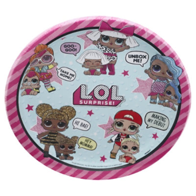 Unique Lol Surprise 9in Plate 8ct - 8 CT - Image 3