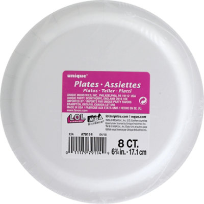 Unique Lol Surprise 7in Plate 8ct - 8 CT - Image 4