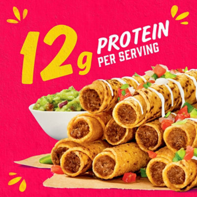 Delimex Beef Corn Taquitos, 20 Oz, 20 Ct Box - 20 OZ - Image 2