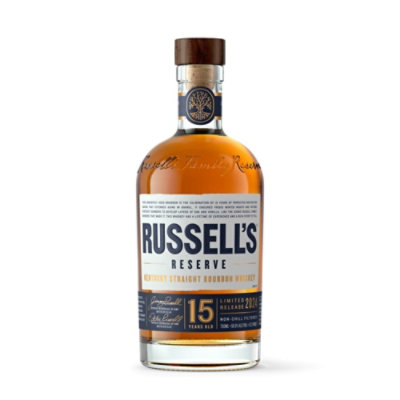 Russells Reserve Bourbon 15 Year 117.6 Proof - 750 Ml (limited quantities may be available in store) - Image 1