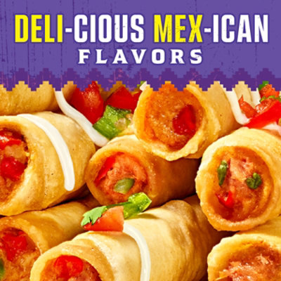 Delimex Chicken & Cheese Flour Taquitos, 40 Ct Box, 48 Oz - 48 OZ - Image 2