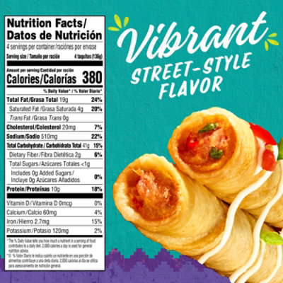 Delimex Chicken & Cheese Taquitos Frozen Snacks - 16 Count - Image 6