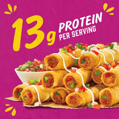 Delimex Beef & Cheese Flour Taquitos, 19.2 Oz, 16 Ct Box - 19.2 OZ - Image 7