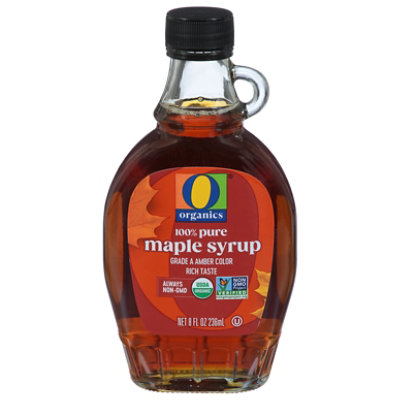 O Organics Syrup Pure Maple 100% 8 Fluid Ounce - 8 FZ - Image 3