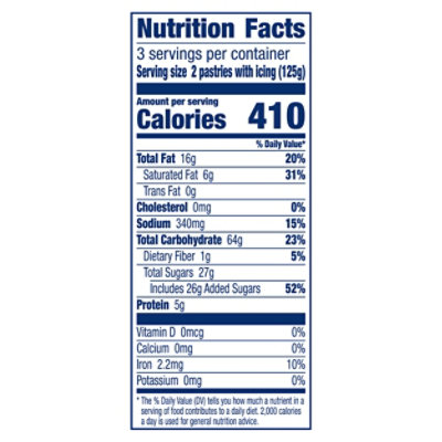 Pillsbury Mega Icing Strawberry Cream Cheese Toaster Strudel Pastries 6 Count - 13.3 OZ - Image 3