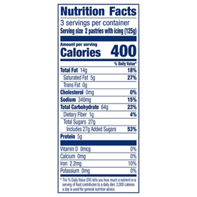 Pillsbury Mega Icing Strawberry Toaster Strudel Pastries 6 Count - 13.3 OZ - Image 3