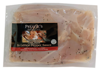 Previte's Lemon Pepper Boneless Chicken Breast - LB - Image 1