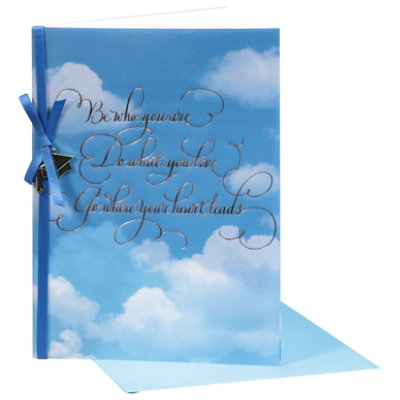 Papyrus Sky with Clouds Graduation Card - Each - Image 3