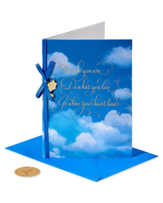 Papyrus Sky with Clouds Graduation Card - Each - Image 3