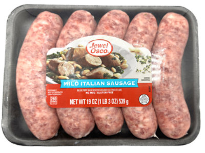 Jewel Mild Italian Sausage Links - 19 Oz - Image 1