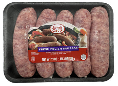 Jewel Polish Sausage Links - 19 Oz - Image 1