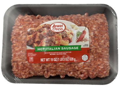 Jewel Hot Italian Sausage Bulk - 19 Oz - Image 1