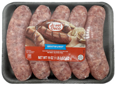 Jewel Bratwurst Sausage Links - 19 Oz - Image 1