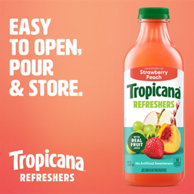 Tropicana Strawberry Peach Juice - 46 Fl. Oz. - Image 2
