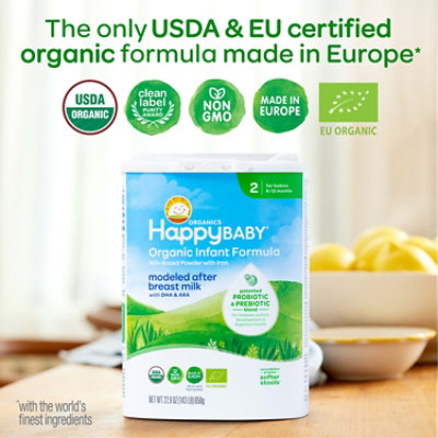 Happy Baby Organics Stage 2 Infant Formula - 22.9 Oz - Image 5