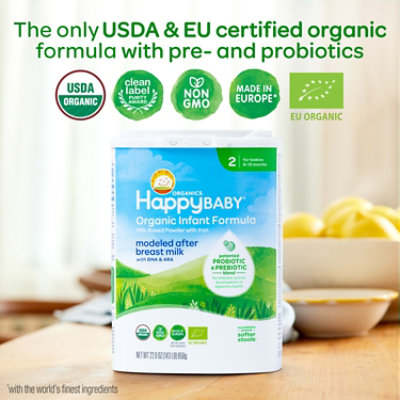 Happy Baby Organics Stage 2 Infant Formula - 22.9 Oz - Image 2