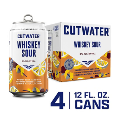 Cutwater Whiskey Sour - 4-12 FZ - Image 1