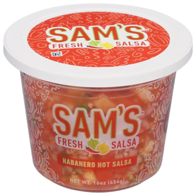 Sams Fresh Salsa Habanero Hot - 16 OZ - Image 2