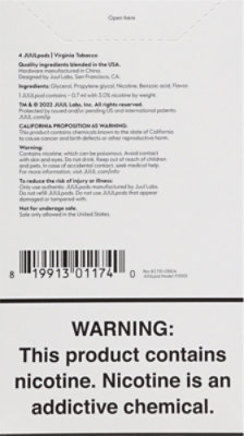 Juul Ecig Pod Va Tob Rfl 3% 2.8ml - 4 CT - Image 4