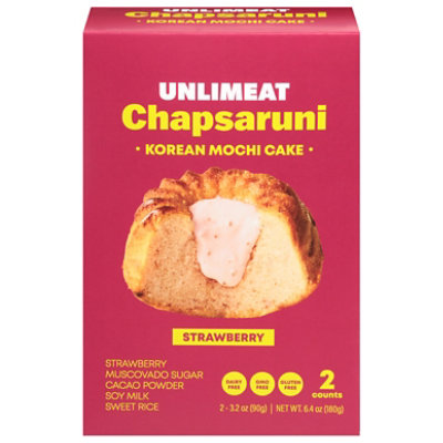 Unlimeat Cake Chapsaruni Strawberry Mochi - 6.4 OZ - Image 3