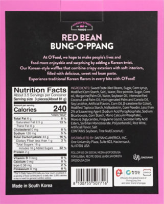 Ofood Bung O Ppang Red Bean - 10.5 OZ - Image 6