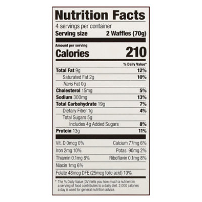 Premier Protein Protein Frozen Chocolate Chip Waffle 8 Ct, 9.87 Oz - 9.87 OZ - Image 3