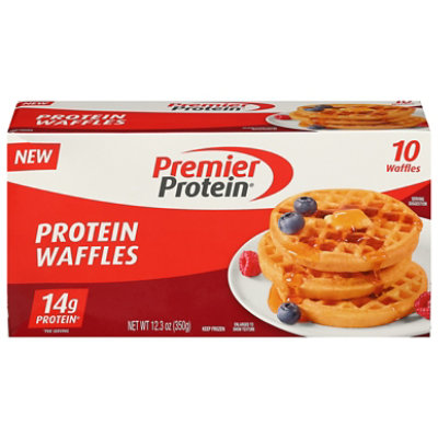 Premier Protein Frozen Protein Waffle, 10 Count - 12.3 OZ - Image 3