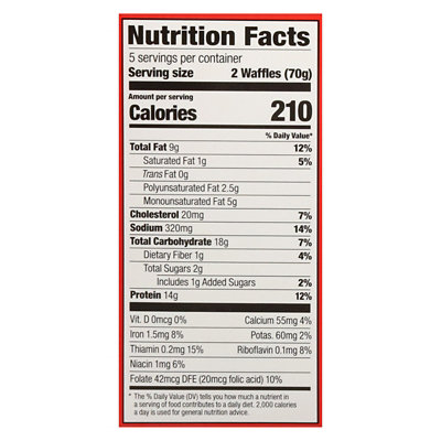 Premier Protein Frozen Protein Waffle, 10 Count - 12.3 OZ - Image 3