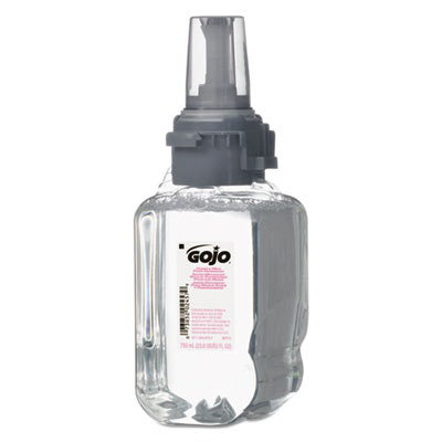 GOJO Clear and Mild Foam Handwash Refill, For ADX-7 Dispenser, Fragrance-Free, 700 mL, Clear, 4/Carton - Image 1