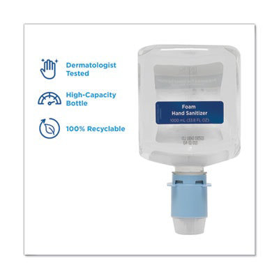GPProf Pacific Blue Ultra Automated Sanitizer Dispenser Refill Foam Hand Sanitizer, 1,000 Ml Bottle, Fragrance-Free, 3/carton - Image 2