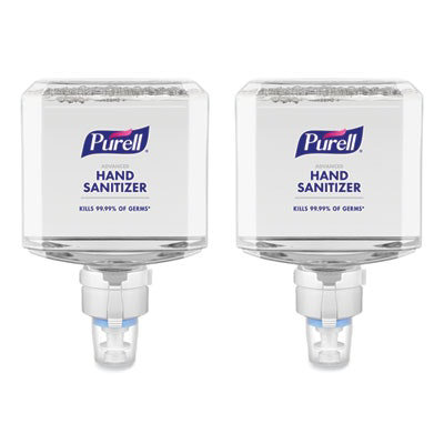 PURELL Advanced Hand Sanitizer Foam, For ES8 Dispensers, 1,200 mL, Clean Scent, 2/Carton - Image 1