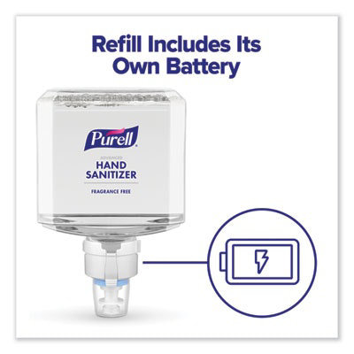 PURELL Advanced Hand Sanitizer Foam, For ES8 Dispensers, 1,200 mL, Clean Scent, 2/Carton - Image 4