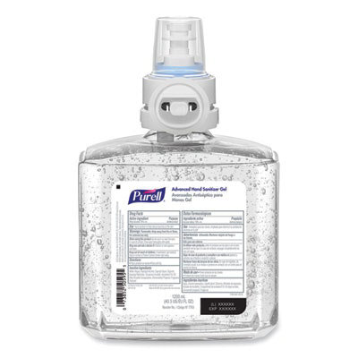 PURELL Advanced Hand Sanitizer Gel Refill, 1,200 mL, Clean Scent, For ES8 Dispensers, 2/Carton - Image 1