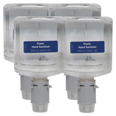GPProf Pacific Blue Ultra Foam Hand Sanitizer Refill For Manual Dispensers, 1,000 Ml, Fragrance-Free, 4/carton - Image 1