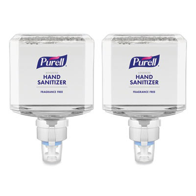 PURELL Advanced Hand Sanitizer Gentle and Free Foam, 1,200 mL Refill, Fragrance-Free, For ES8 Dispensers, 2/Carton - Image 1