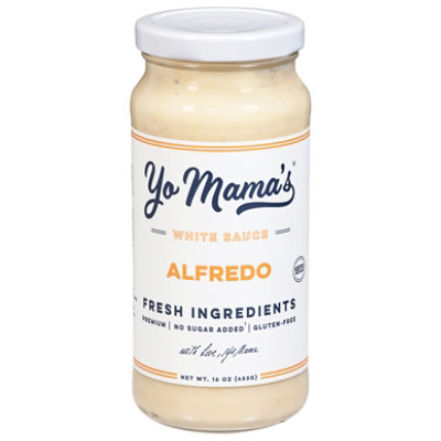 Yo Mamas Foods Classic Sauce Alfredo - 16 OZ - Image 1
