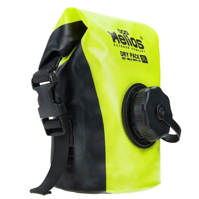 Dog Helios 'Grazer' Waterproof Outdoor Travel Dry Food Dispenser Bag - Yellow - Image 2