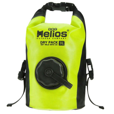 Dog Helios 'Grazer' Waterproof Outdoor Travel Dry Food Dispenser Bag - Yellow - Image 1