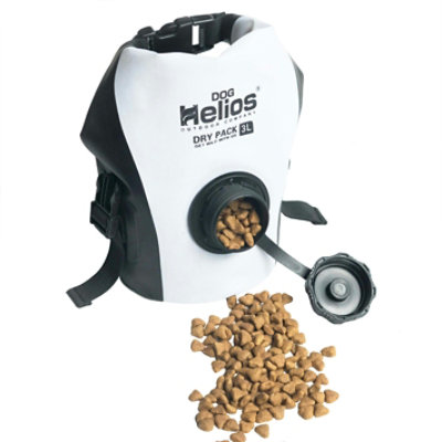 Dog Helios 'Grazer' Waterproof Outdoor Travel Dry Food Dispenser Bag - Yellow - Image 3