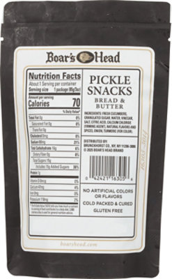 Boars Head Bread And Butter Pickle Snacks - 3 OZ - Image 5