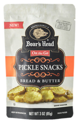 Boars Head Bread And Butter Pickle Snacks - 3 OZ - Image 1