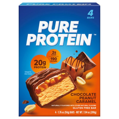 Pure Protein Choc Peanut Caramel Bar - 4 CT - Image 3