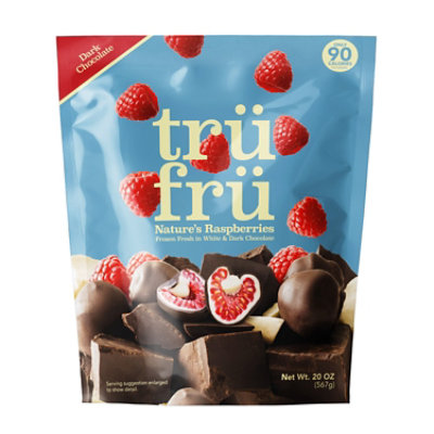 Tru Fru Raspberry Dark White Chocolate Frozen - 20 OZ - Image 1